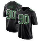 P.Eagles #90 Jordan Davis Player Carbon Green Fashion Home Game Gdoa Stitched Jerseys