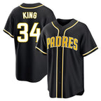 S.Diego Padres #34 Michael King Player Black 2026 Fashion Home Fdoa Stitched Jerseys