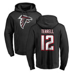A.Falcons #12 Avieon Terrell Player Black Salute to Service Hoodies Gdoa Stitched Jerseys