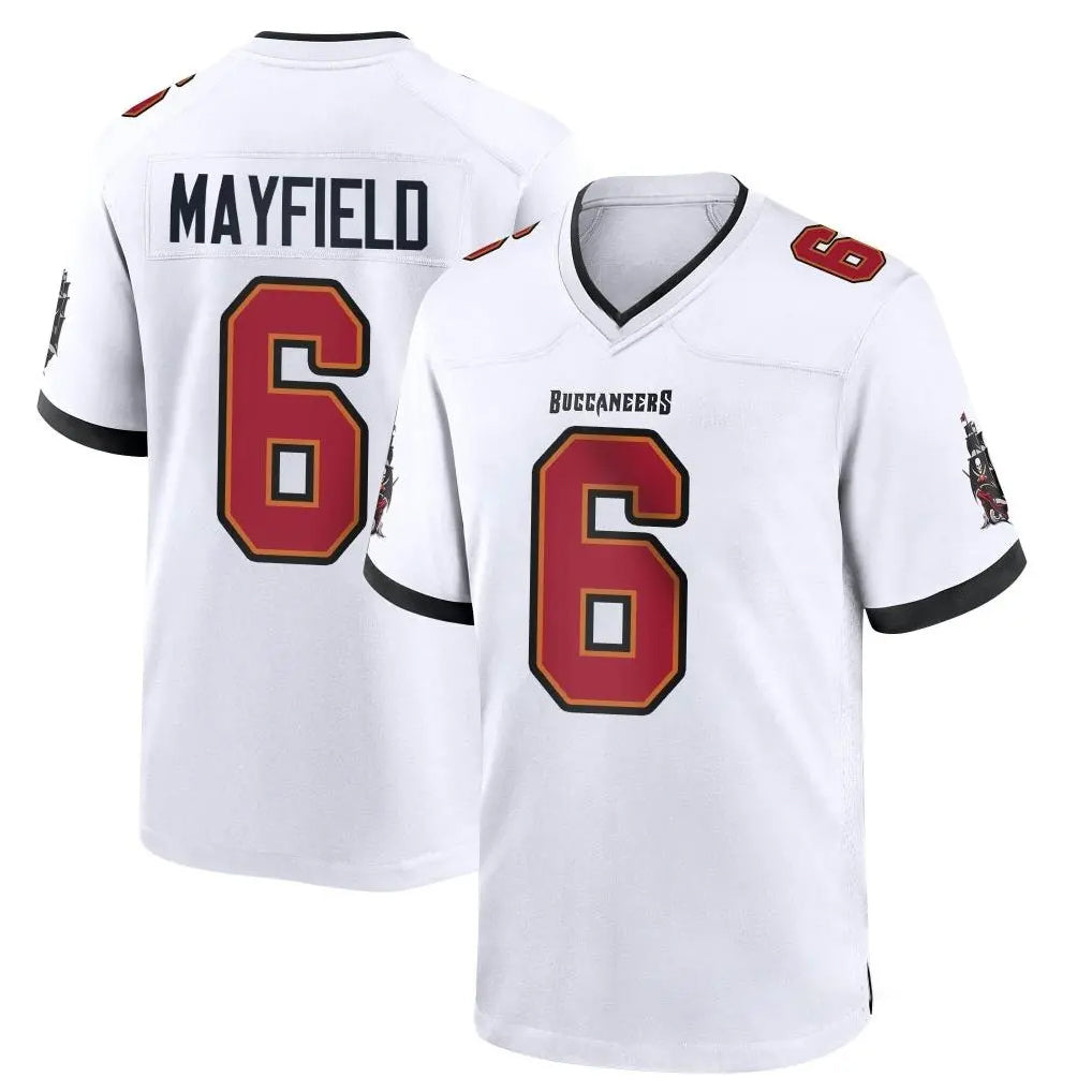 Gdoa TB.Buccaneers #6 Baker Mayfield Player White Home Game Stitched Jerseys