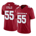 A.Cardinals #55 Dante Stills Player Cardinal Vapor F.U.S.E. Limited Home Game Gdoa Stitched Jerseys