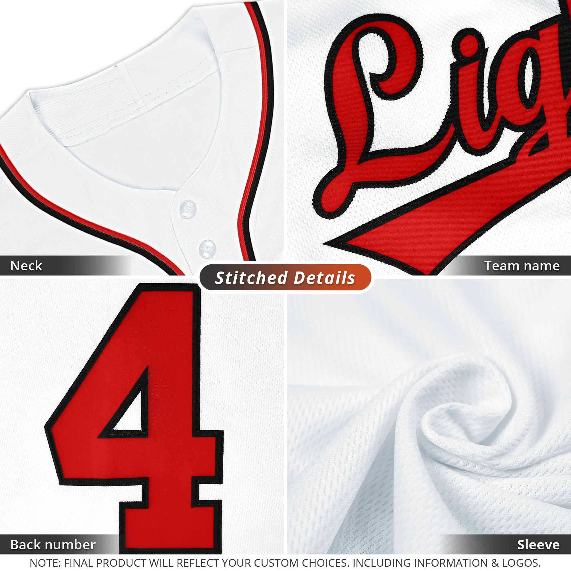 Custom Baseball Jersey Stitched Personalized Baseball Sports Uniform For Men Women Boy-1