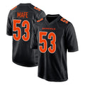 C.Bengals #53 Boye Mafe Player Black Fashion Game Gdoa Stitched Jerseys