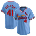St. Louis Cardinals #41 Alec Burleson Player Light Blue City Connect Home T-shirt Fdoa Stitched Jerseys