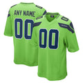 Custom S.Seahawks Green Home Game Any Name & Numbers Gdoa Stitched Jerseys