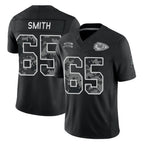 KC.Chiefs #65 Trey Smith Player Black Limited 2026 Salute to Service Home Game Stitched Jerseys