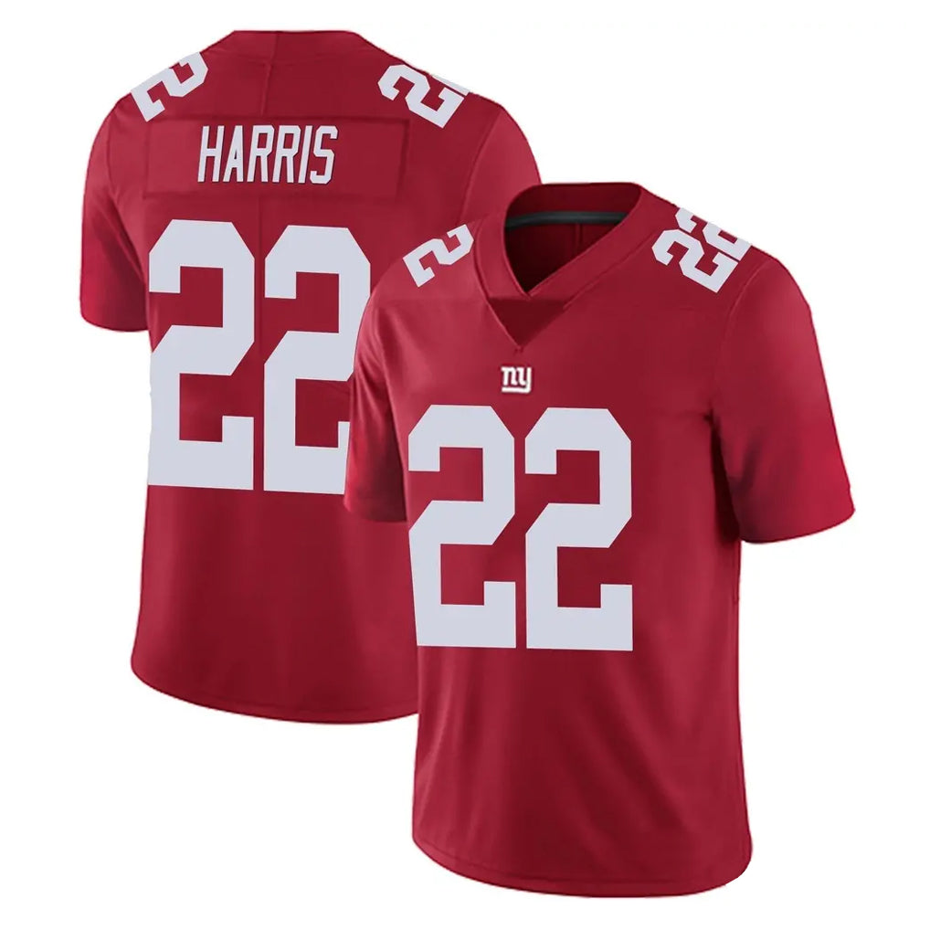 NY.Giants #22 Najee Harris Player Red Limited Vapor Untouchable Home Game Gdoa Stitched Jerseys
