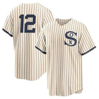 C.White Sox #12 Colson Montgomery Player Cream Field of Dreams Home Game Gdoa Stitched Jerseys