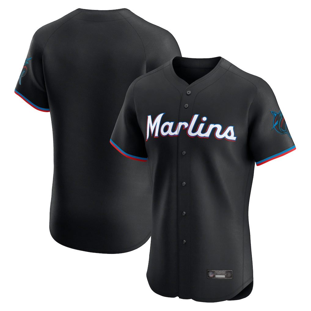 M.Marlins ## Marlins Blank Player Black Vapor Home Limited Elite Fdoa Stitched Jerseys