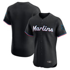 M.Marlins ## Marlins Blank Player Black Vapor Home Limited Elite Fdoa Stitched Jerseys