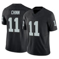 LV.Raiders #11 Jeremy Chinn Player Black Limited Vapor F.U.S.E. Home Game Gdoa Stitched Jerseys