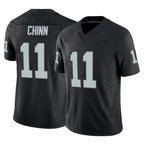 LV.Raiders #11 Jeremy Chinn Player Black Limited Vapor F.U.S.E. Home Game Gdoa Stitched Jerseys
