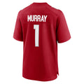 A.Cardinals #1 Kyler Murray Player Cardinal Limited Home Game Gdoa Stitched Jerseys