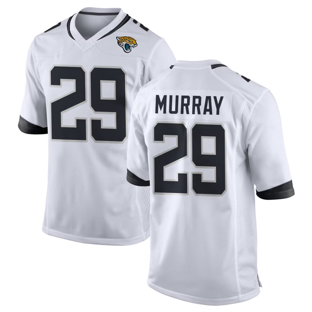 J.Jaguars #29 Eric Murray Player White Home Game Gdoa Stitched Jerseys