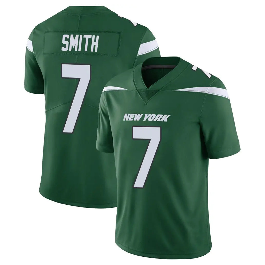 NY.Jets #7 Geno Smith Player Green Limited Vapor Home Game Gdoa Stitched Jerseys
