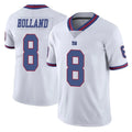 NY.Giants #8 Jevon Holland Player White Color Rush Home Game Gdoa Stitched Jerseys