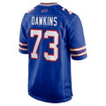 B.Bills #73 Dion Dawkins Player Royal Home Game Gdoa Stitched Jerseys