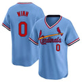 St. Louis Cardinals #0 Masyn Winn Player Light Blue City Connect Home T-shirt Fdoa Stitched Jerseys