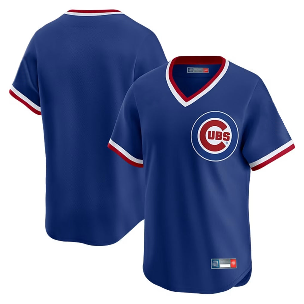 C.Cubs ## Cubs Blank Player Royal T-shirt Cooperstown Collection Limited Gdoa Stitched Jerseys