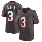 TB.Buccaneers #3 Rueben Bain Jr. Player Pewter Alternate Home Game Gdoa Stitched Jerseys