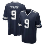 D.Cowboys #9 KaVontae Turpin Player Navy Home Game Gdoa Stitched Jerseys