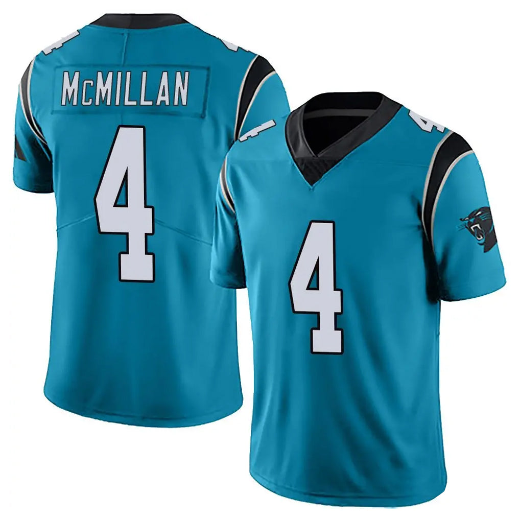 C.Panthers #4 Tetairoa McMillan Player Blue Vapor Untouchable Limited Game Gdoa Stitched Jerseys