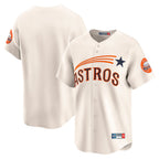 H.Astros ## Astros Blank Player Cream Throwback Cooperstown Collection Limited Gdoa Stitched Jerseys