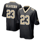 NO.Saints #23 Julian Blackmon Player Black Home Game Gdoa Stitched Jerseys