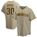S.Diego Padres #30 Gavin Sheets Player Khaki Home Game Fdoa Stitched Jerseys