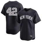 NY.Yankees #42 Mariano Rivera Player Navy Limited Fdoa Stitched Jerseys
