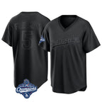 LA.Dodgers #5 Freddie Freeman Player Black World Series Meet Pitch Fashion T-shirt Fdoa Stitched Jerseys