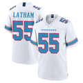 T.Titans #55 JC Latham Player White 2026 Game Home Gdoa Stitched Jerseys