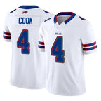 B.Bills #4 James Cook III Player White Vapor F.U.S.E. Limited Gdoa Stitched Jerseys