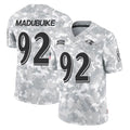 B.Ravens #92 Nnamdi Madubuike Player Arctic Camo Salute to Service Limited Gdoa Stitched Jerseys