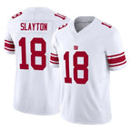 NY.Giants #18 Darius Slayton Player White Limited Vapor F.U.S.E. Home Game Gdoa Stitched Jerseys
