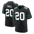 NY.Jets #20 Breece Hall Player Black Legacy Home Game Gdoa Stitched Jerseys