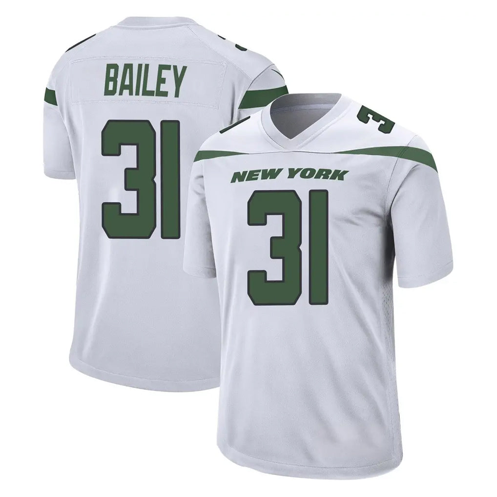 NY.Jets #31 David Bailey Player White Spotlight Home Game Gdoa Stitched Jerseys