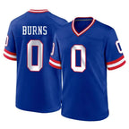 NY.Giants #0 Brian Burns Player Royal Classic Home Game Gdoa Stitched Jerseys