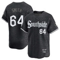 C.White Sox #64 Shane Smith Player Black City Connect Limited Home Gdoa Stitched Jerseys