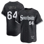 C.White Sox #64 Shane Smith Player Black City Connect Limited Home Gdoa Stitched Jerseys