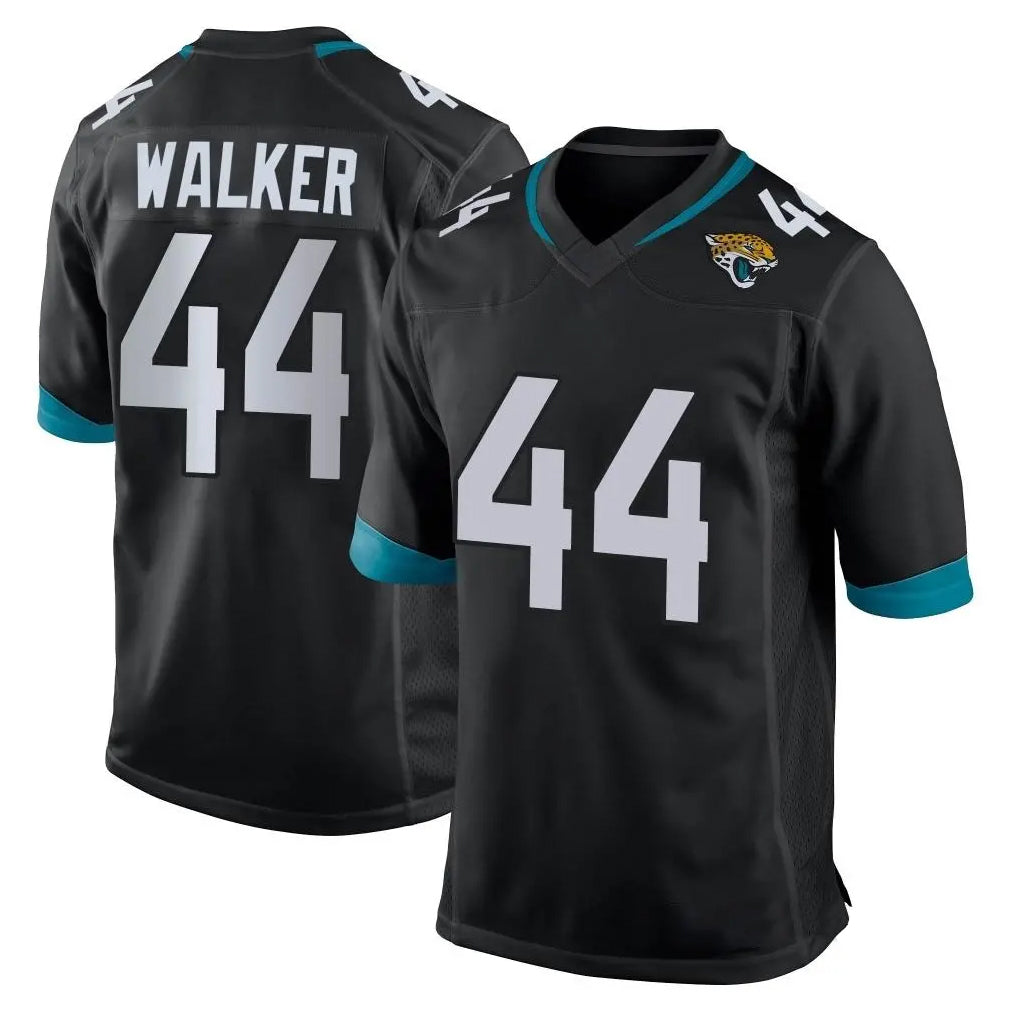 J.Jaguars #44 Travon Walker Player Black Home Game Gdoa Stitched Jerseys