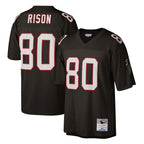 A.Falcons #80 Andre Rison Player Mitchell & Ness Black 1992 Legacy Gdoa Stitched Jerseys