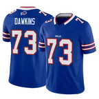 B.Bills #73 Dion Dawkins Player Royal Vapor F.U.S.E. Limited Gdoa Stitched Jerseys