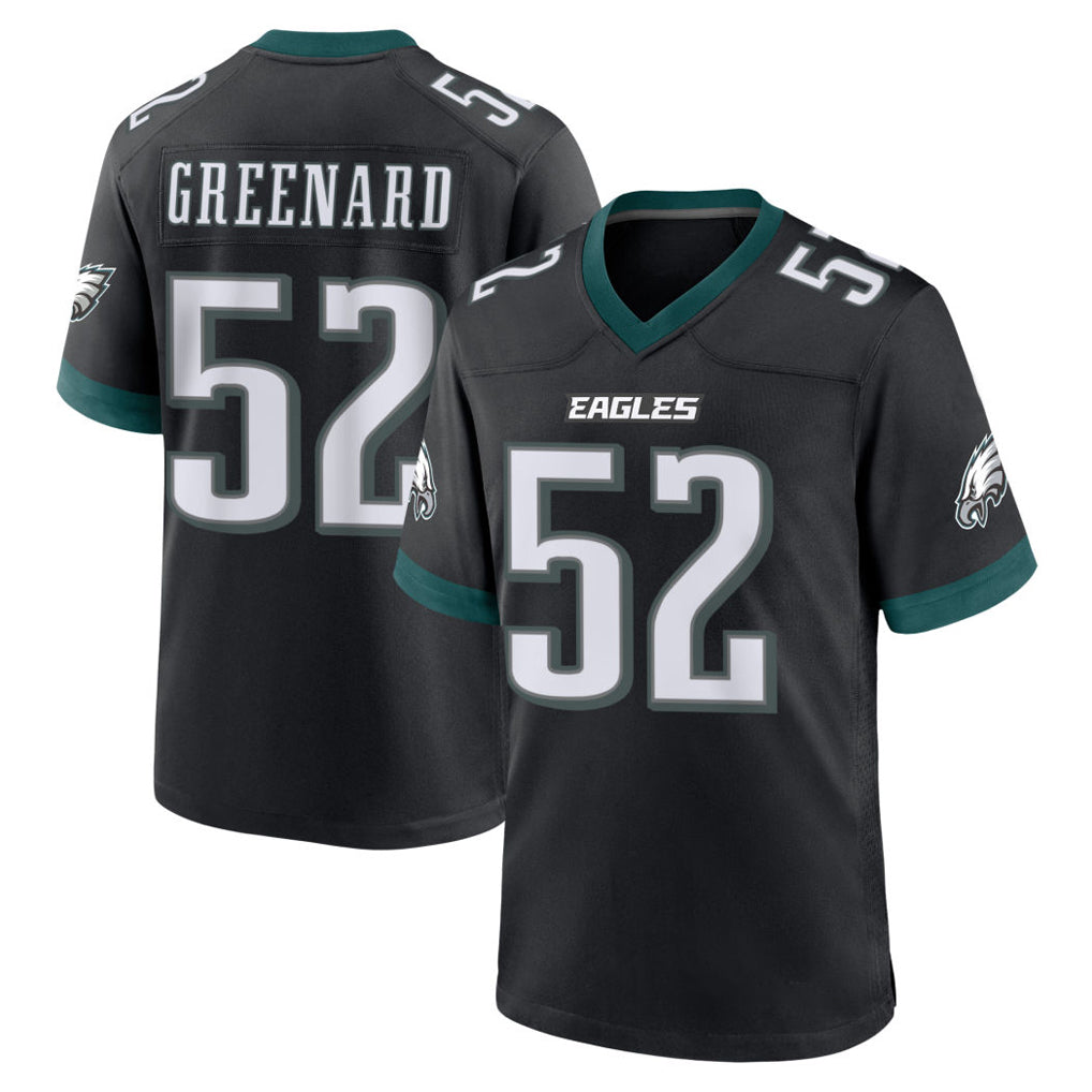 P.Eagles #52 Jonathan Greenard Player Black Game Home Gdoa Stitched Jerseys