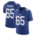 NY.Giants #65 Francis Mauigoa Player Royal Limited Vapor Untouchable Home Game Gdoa Stitched Jerseys