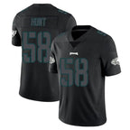 P.Eagles #58 Jalyx Hunt Player Limited Black Impact Home Game Gdoa Stitched Jerseys