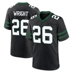 NY.Jets #26 Nahshon Wright Player Black Legacy Home Game Gdoa Stitched Jerseys