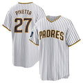 S.Diego Padres #27 Nick Pivetta Player White Home Game Fdoa Stitched Jerseys