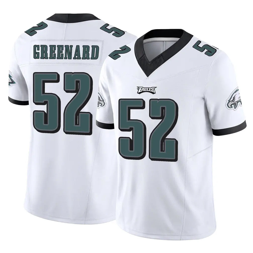 P.Eagles #52 Jonathan Greenard Player White Limited Vapor F.U.S.E. Home Game Gdoa Stitched Jerseys