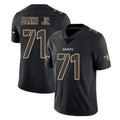 NO.Saints #71 Kelvin Banks Jr. Player Black Impact Limited Home Game Gdoa Stitched Jerseys